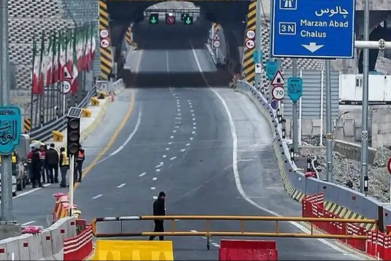 تردد در مسیر جنوب به شمال آزادراه تهران–شمال ممنوع شد