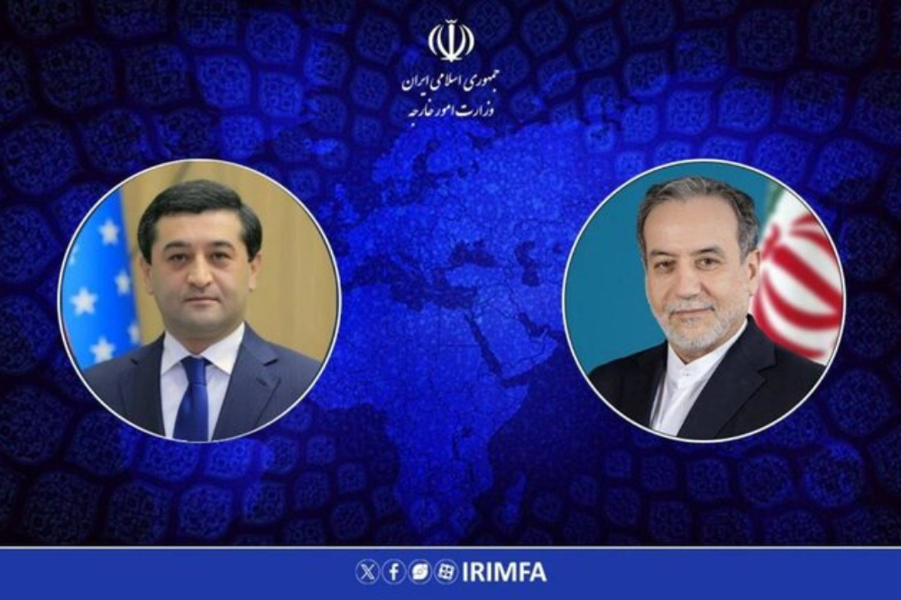 محادثة هاتفية بين وزيري خارجية إيران وأوزبكستان