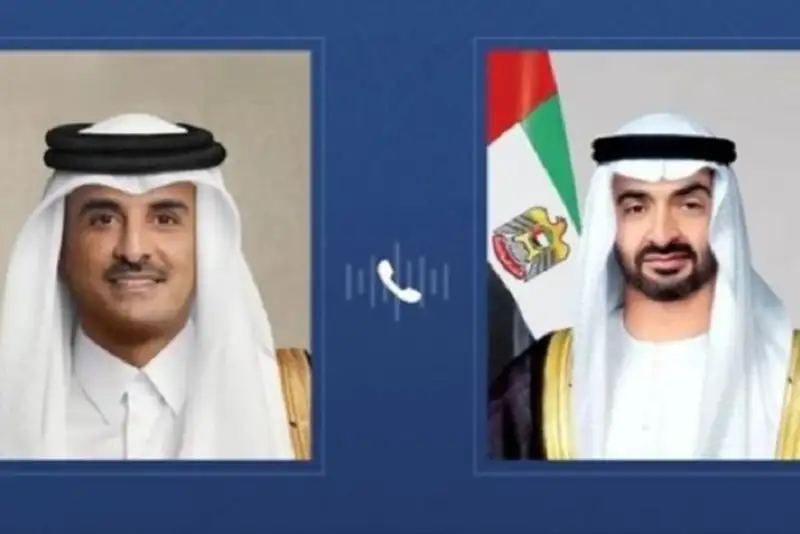 گفت وگوی امیر قطر و رئیس امارات درباره تحولات منطقه