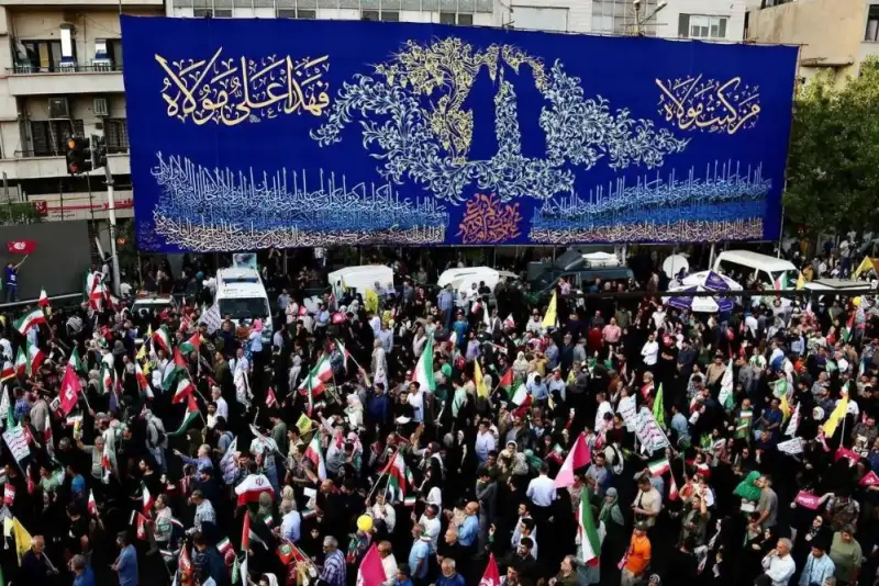 خیابان انقلاب میزبان جشن غدیر شد