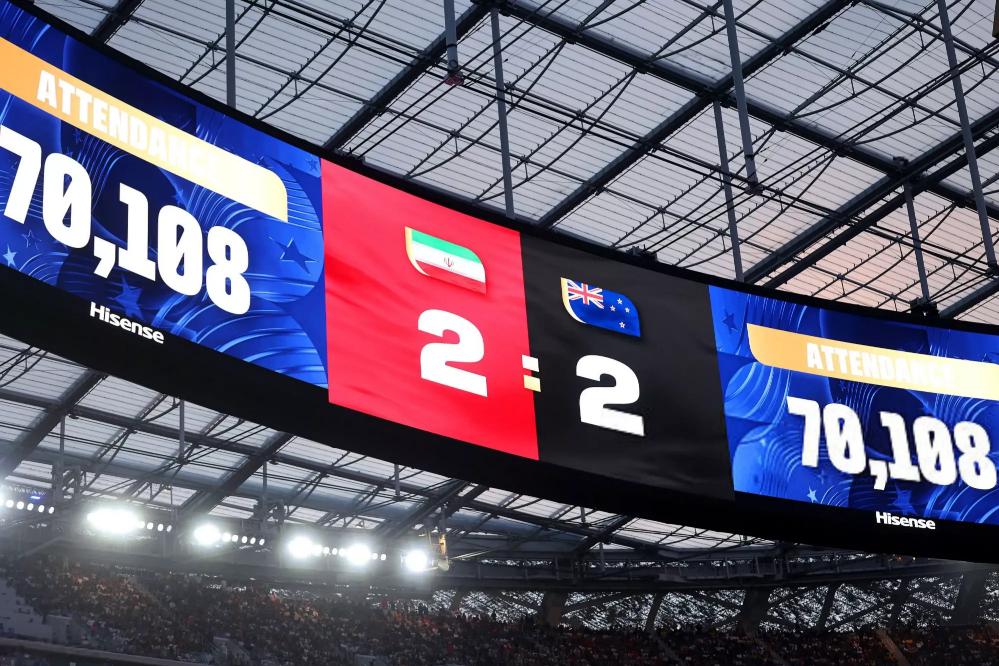 ایران 2 –2 نیوزیلند؛توقف ایران درشروع جام جهانی؛شب درخشان رضاییان بی‌ثمر ماند+ فیلم گل ها
