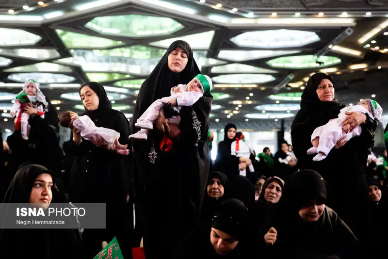 گزارش تصویری| مراسم شیرخوارگان حسینی در  تهران