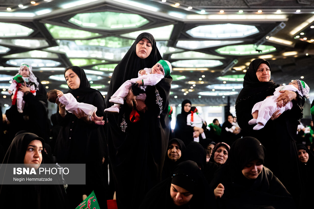 گزارش تصویری| مراسم شیرخوارگان حسینی در  تهران