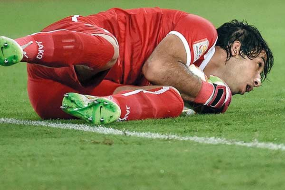 آیفون با روکش طلا؛ پاداش بسته ماندن دروازه‌بان عراق!+تصویر