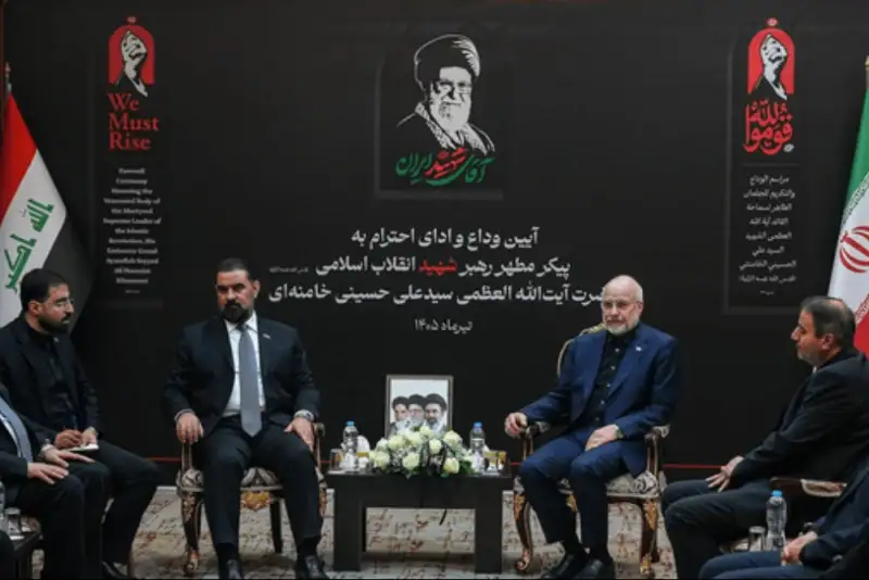 دیدار رئیس مجلس عراق با قالیباف