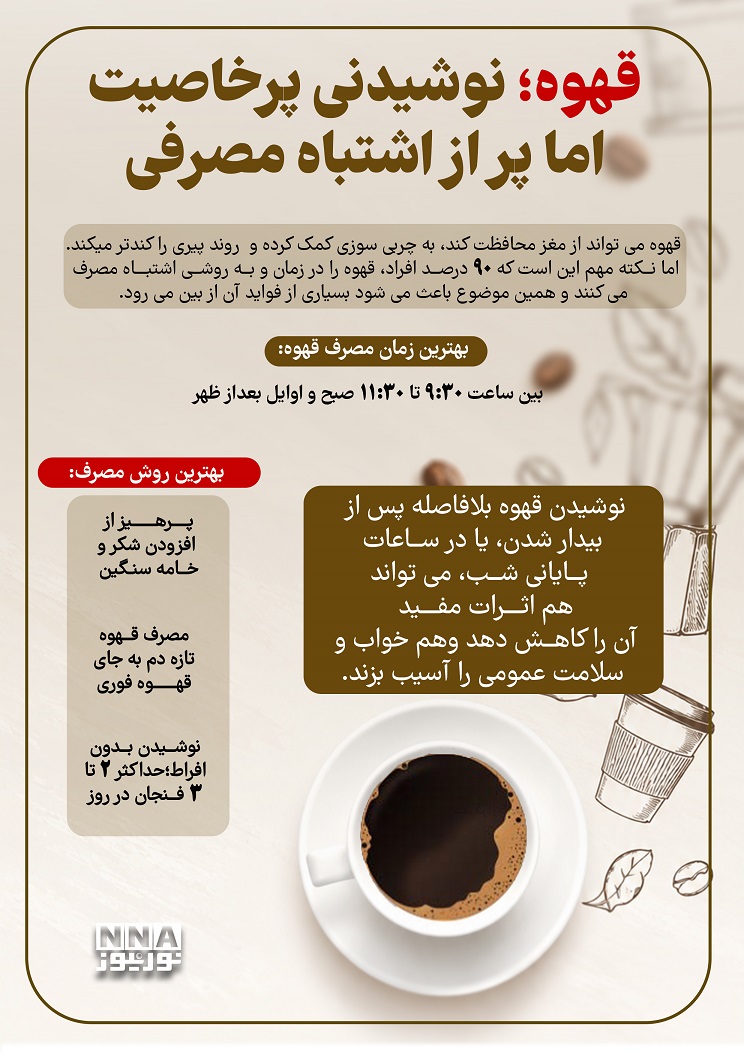 نوراینفو | راز مصرف صحیح قهوه؛ چرا 90 درصد افراد آن را اشتباه می‌نوشند؟