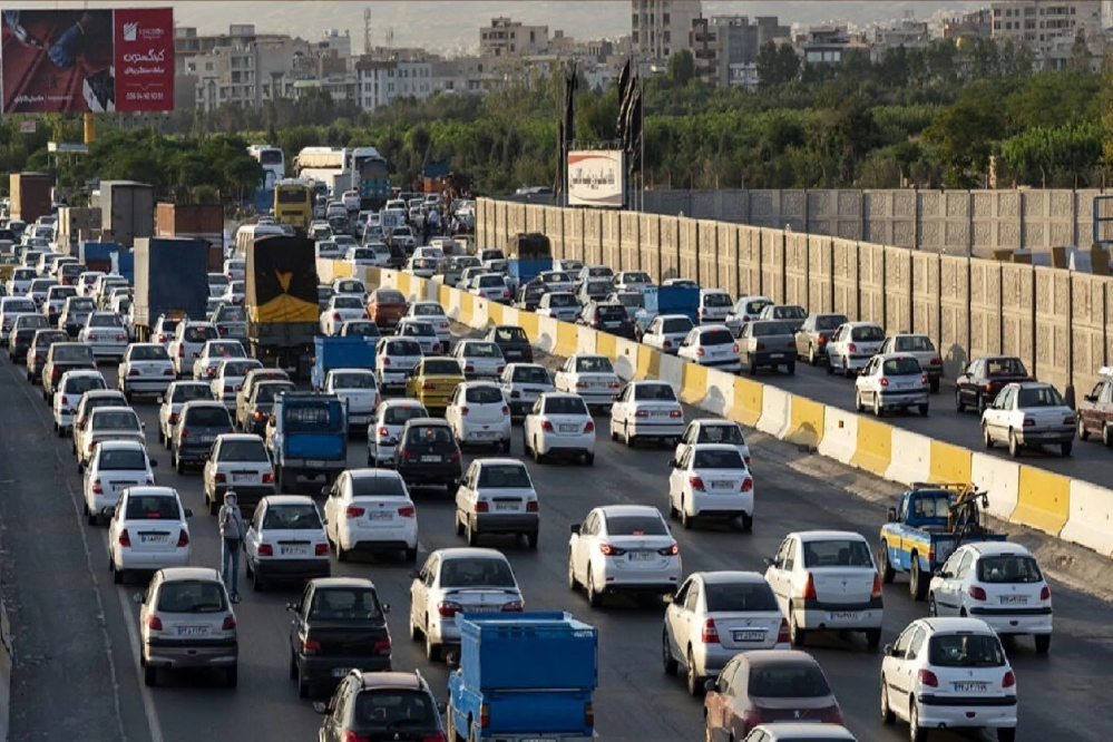 انسداد محور هراز و ترافیک سنگین در ورودی‌های تهران