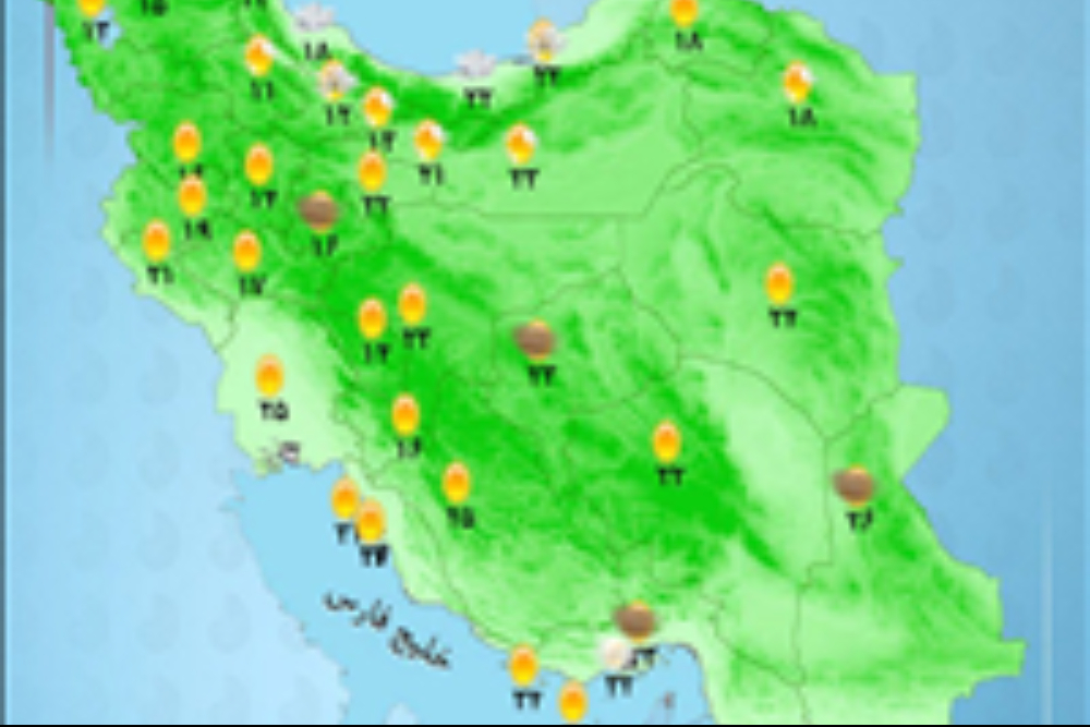 وضعیت آب و هوا امروز پنجشنبه 8 مرداد 1405+ وضعیت استانها