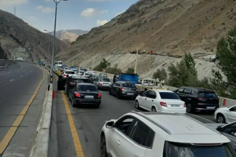 ترافیک سنگین در ورودی‌های تهران و کرج