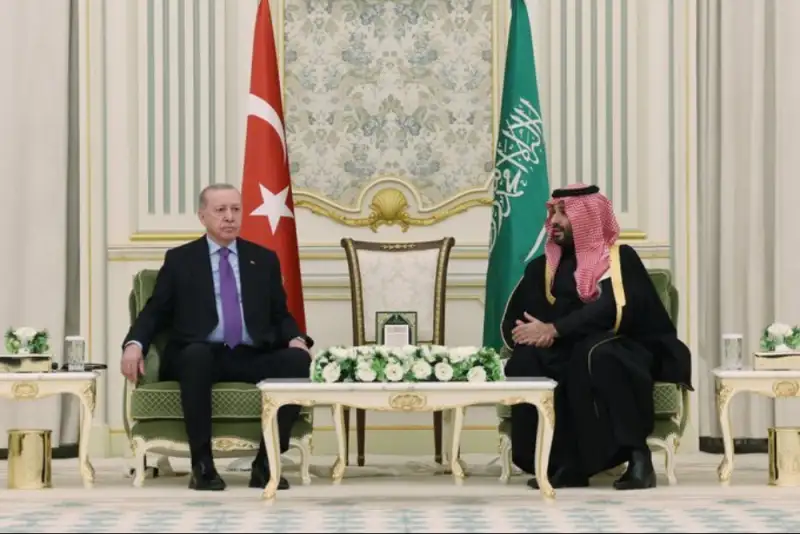 رایزنی اردوغان و بن سلمان درباره اوضاع منطقه