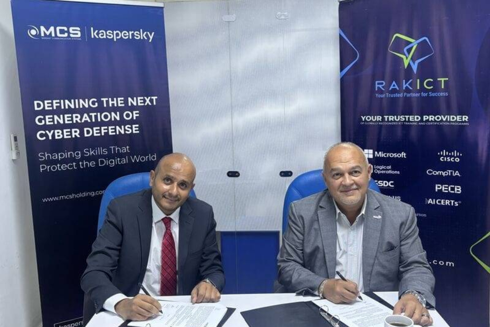 شركة RAKICT تعلن عن شراكة استراتيجية مع MCS لإطلاق محفظة التدريب الرسمية لكاسبرسكي