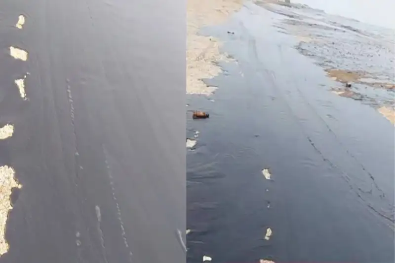 آلودگی نفتی به 32 هزار مترمربع از سواحل قشم و هنگام رسید