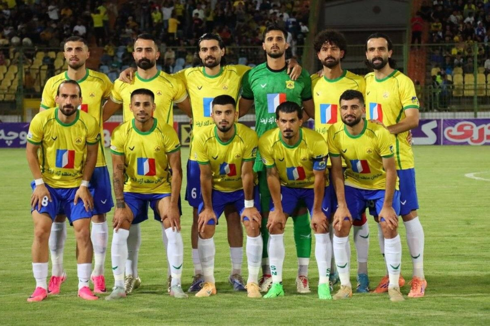 صنعت نفت آبادان 1-1 ملوان بندر انزلی/ نفت به تساوی رضایت داد