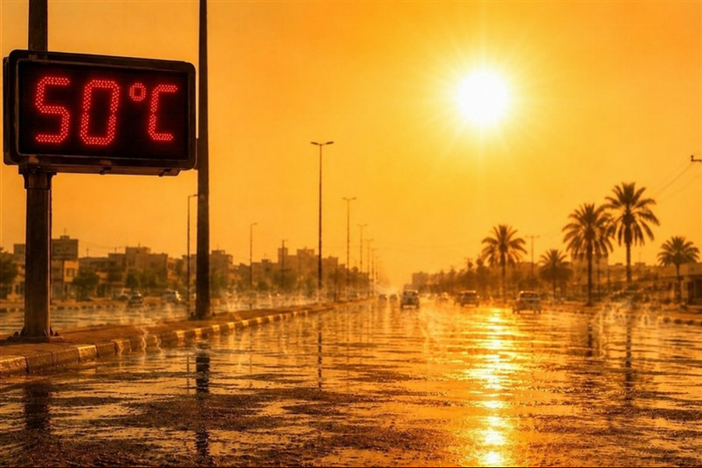 موج گرمای شدید در جنوب؛ اهواز به 50 درجه می‌رسد