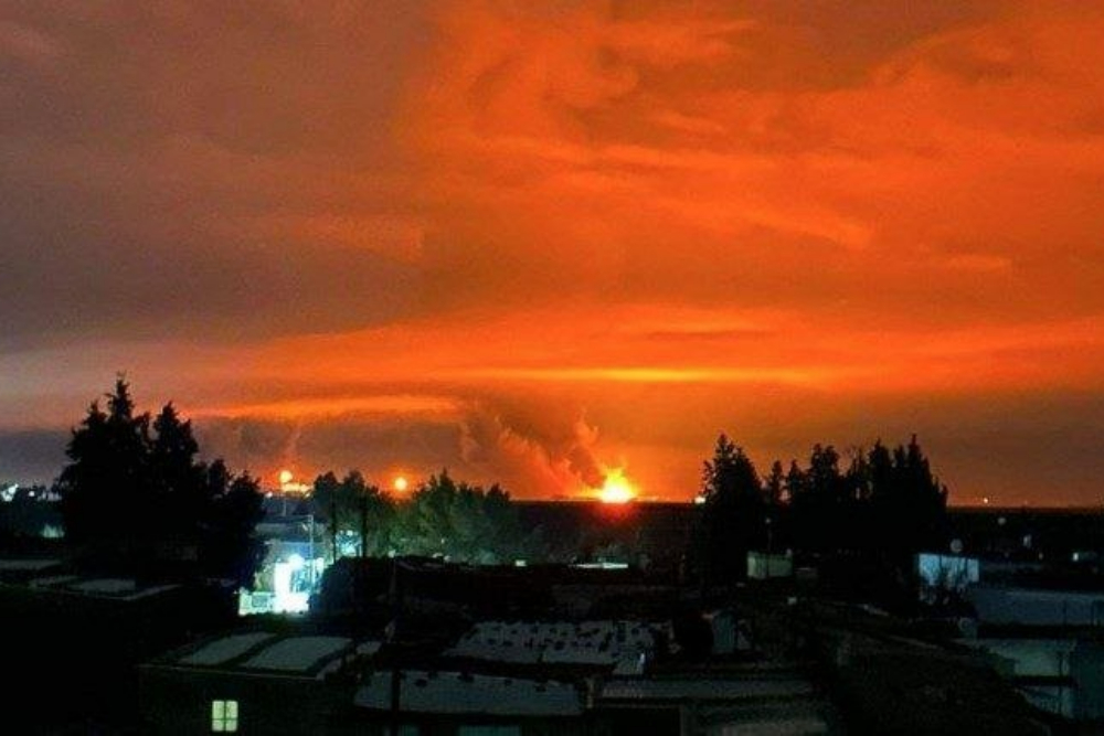 چهار حمله هوایی به فرودگاه ابوالظهور در ادلب سوریه