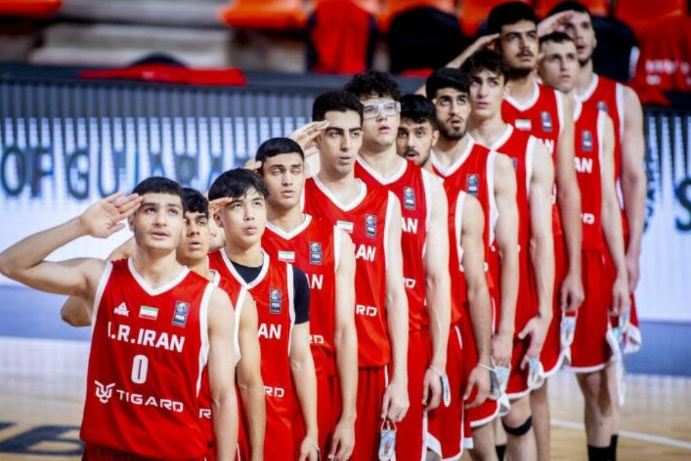 بسکتبال نوجوانان ایران به پلی‌آف کاپ آسیا صعود کرد