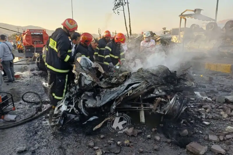 انفجار مرگبار  تانکر سوخت در سنندج؛ 11 نفر جان باختند+ جزئیات حادثه