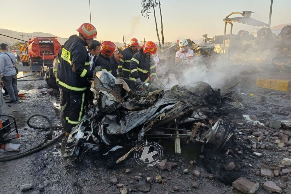 انفجار مرگبار  تانکر سوخت در سنندج؛ 11 نفر جان باختند+ جزئیات حادثه