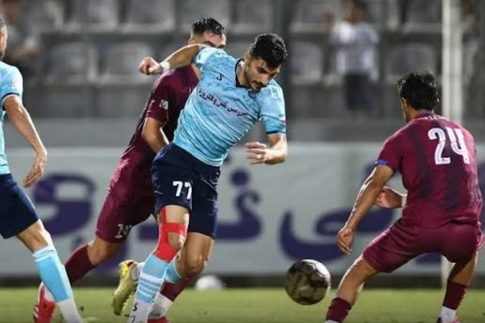 مس شهر بابک 1-1 نساجی مازندران/طلسم مس شهربابک نشکست، نوار بردهای نساجی قطع شد