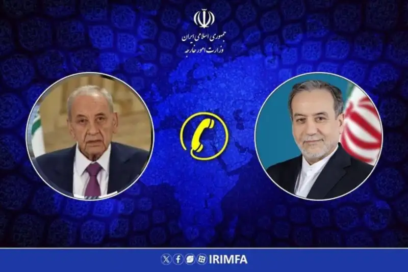 عراقچی و نبیه بری تلفنی گفت‌وگو کردند؛ تأکید بر حمایت ایران از لبنان