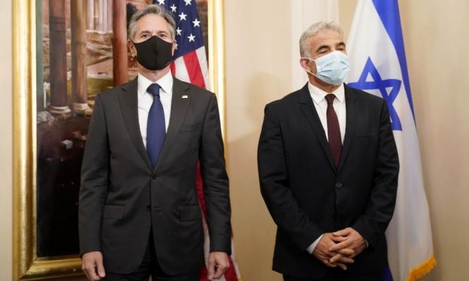 פגישה בין לפיד, בלינקן ובין זייד בוושינגטון